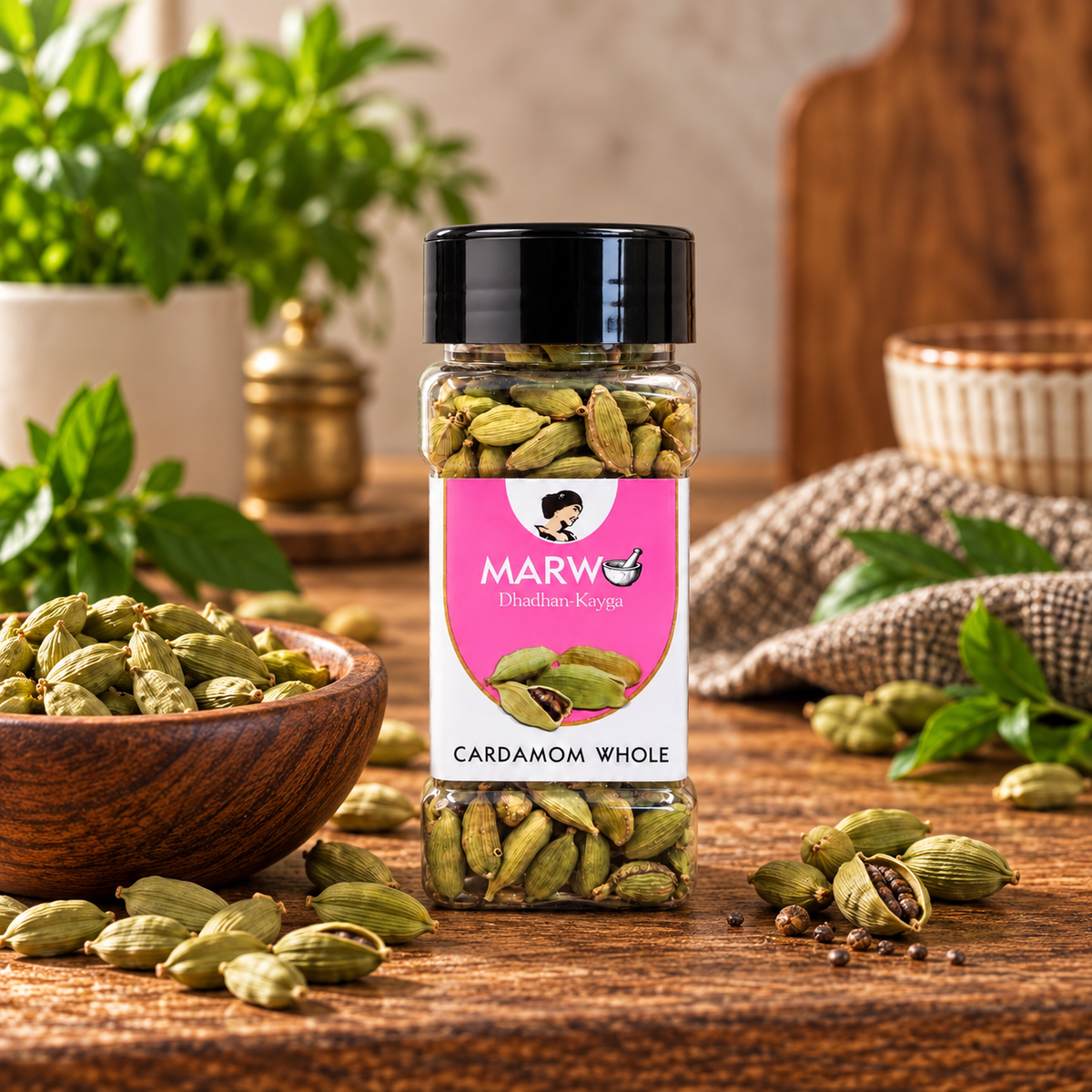 Marwo Whole Cardamom – 60 g